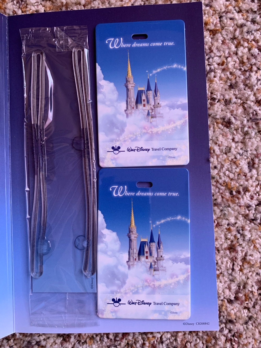 Disney Castle Luggage Tag - Where Dreams Come True